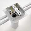 Zuoz Plafondlamp Chroom, Wit, 5-lichts