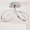 Wengi Plafondlamp LED Nikkel mat, 1-licht