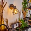 Bitterroot Muurlamp Bruin, Hout donker, 1-licht