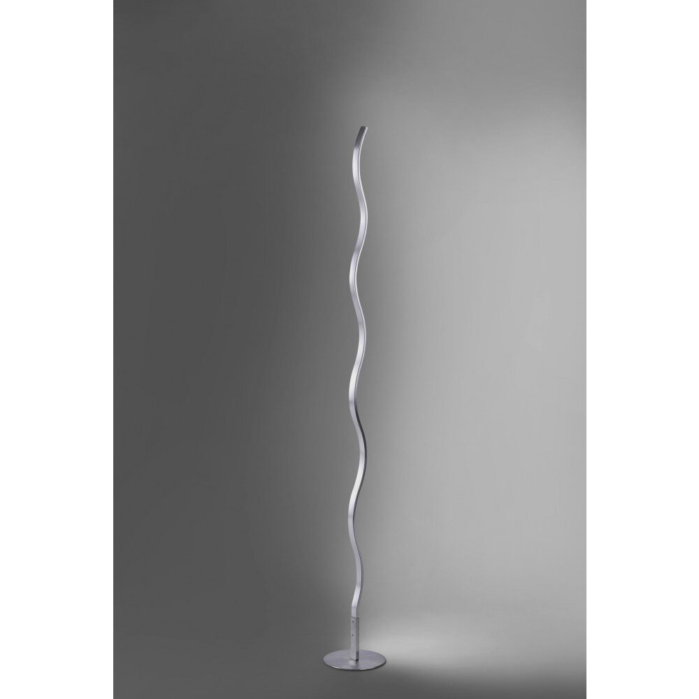 Leuchten-Direkt WAVE Staande lamp LED roestvrij staal, 1-licht main product photo