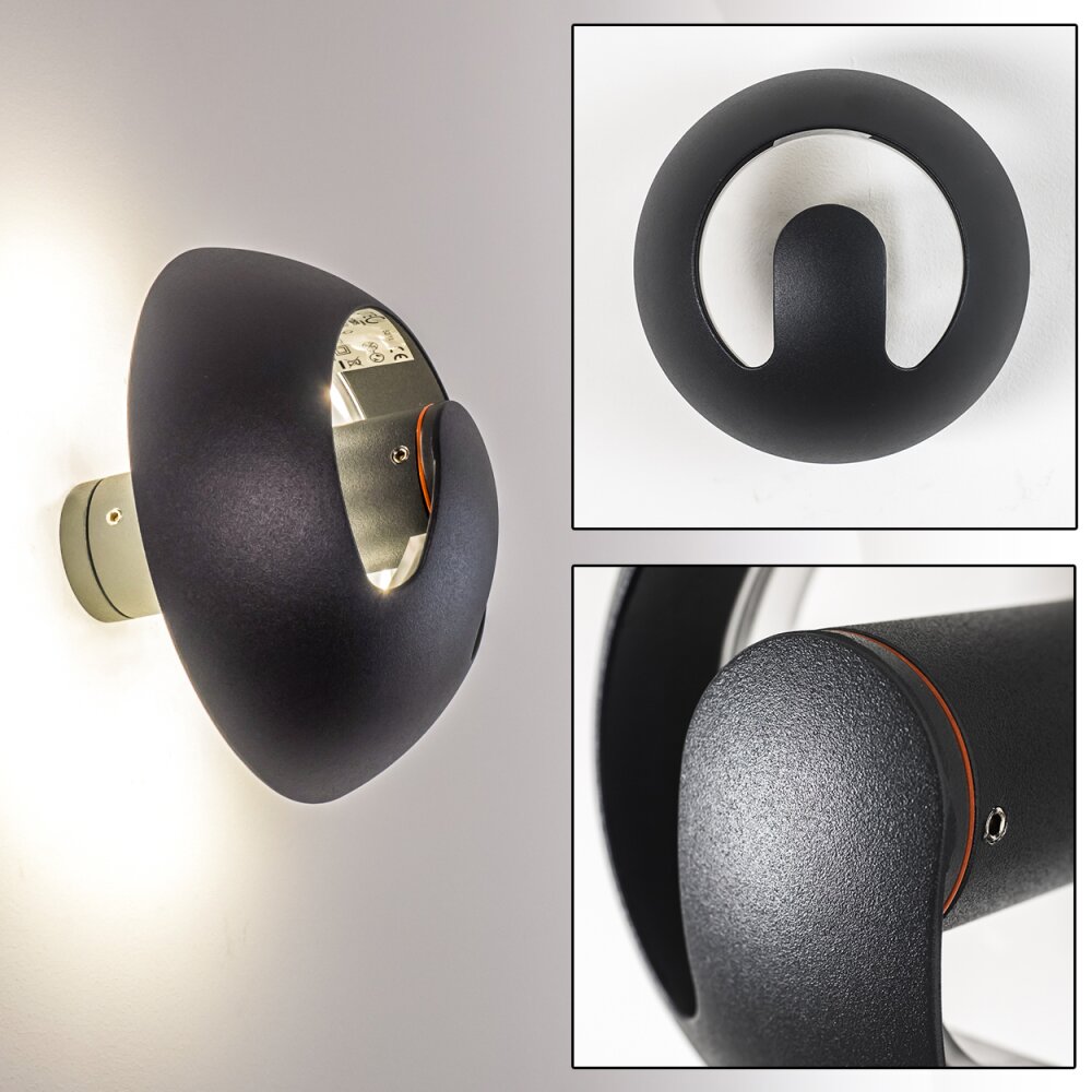 VAGGE Buiten muurverlichting LED Antraciet, 1-licht main product photo