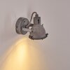 Jonsered Wandlamp LED Grijs, Zwart, stenen uiterlijk, 1-licht
