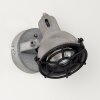 Jonsered Wandlamp LED Grijs, Zwart, stenen uiterlijk, 1-licht