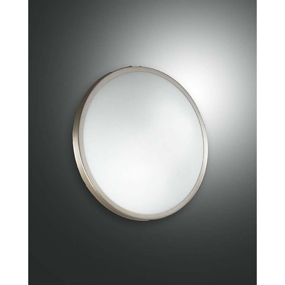 Fabas Luce PLAZA Muurlamp Nikkel mat, 1-licht main product photo