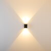 Orsa Buiten muurverlichting LED Zwart, 2-lichts
