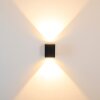 Orsa Buiten muurverlichting LED Zwart, 2-lichts