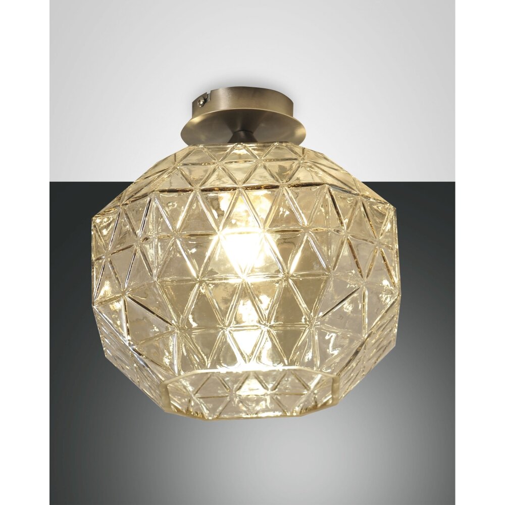 Fabas Luce Wai Plafondlamp Nikkel glanzend, 1-licht main product photo