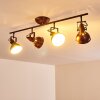 Tina Plafondlamp Roest, 4-lichts Tina Plafondlamp Roest, 4-lichts
