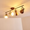 Tina Plafondlamp Roest, 4-lichts Tina Plafondlamp Roest, 4-lichts