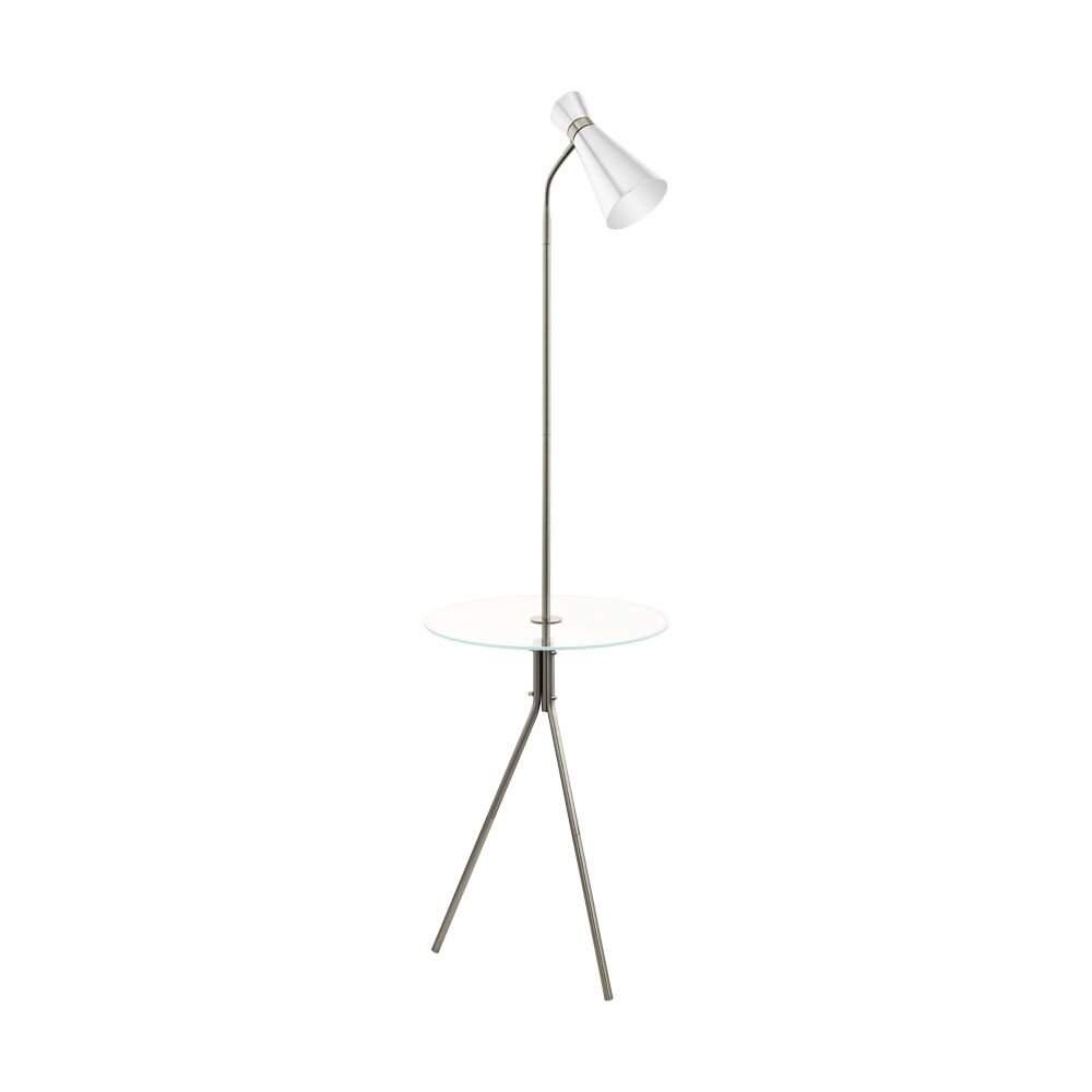 Eglo POLICARA Staande lamp Nikkel mat, 1-licht main product photo