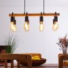 Conakry Hanglamp Zwart, 8-lichts