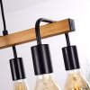 Conakry Hanglamp Zwart, 8-lichts