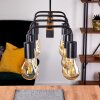 Conakry Hanglamp Zwart, 8-lichts