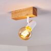 Barbengo Plafondlamp Hout licht, 1-licht