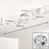 Rodekro Plafondlamp LED Wit, 1-licht