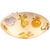 Globo Kiddy Plafondlamp Wit, 2-lichts