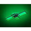 Trio THIAGO Plafondlamp LED Antraciet, 1-licht, Afstandsbediening, Kleurwisselaar