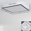 Salmi Plafondlamp LED Grijs, Wit, 1-licht