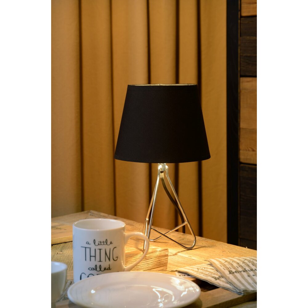 Lucide GITTA Tafellamp Chroom, 1-licht main product photo