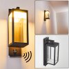 Faroer Buiten muurverlichting LED Antraciet, 1-licht, Bewegingsmelder