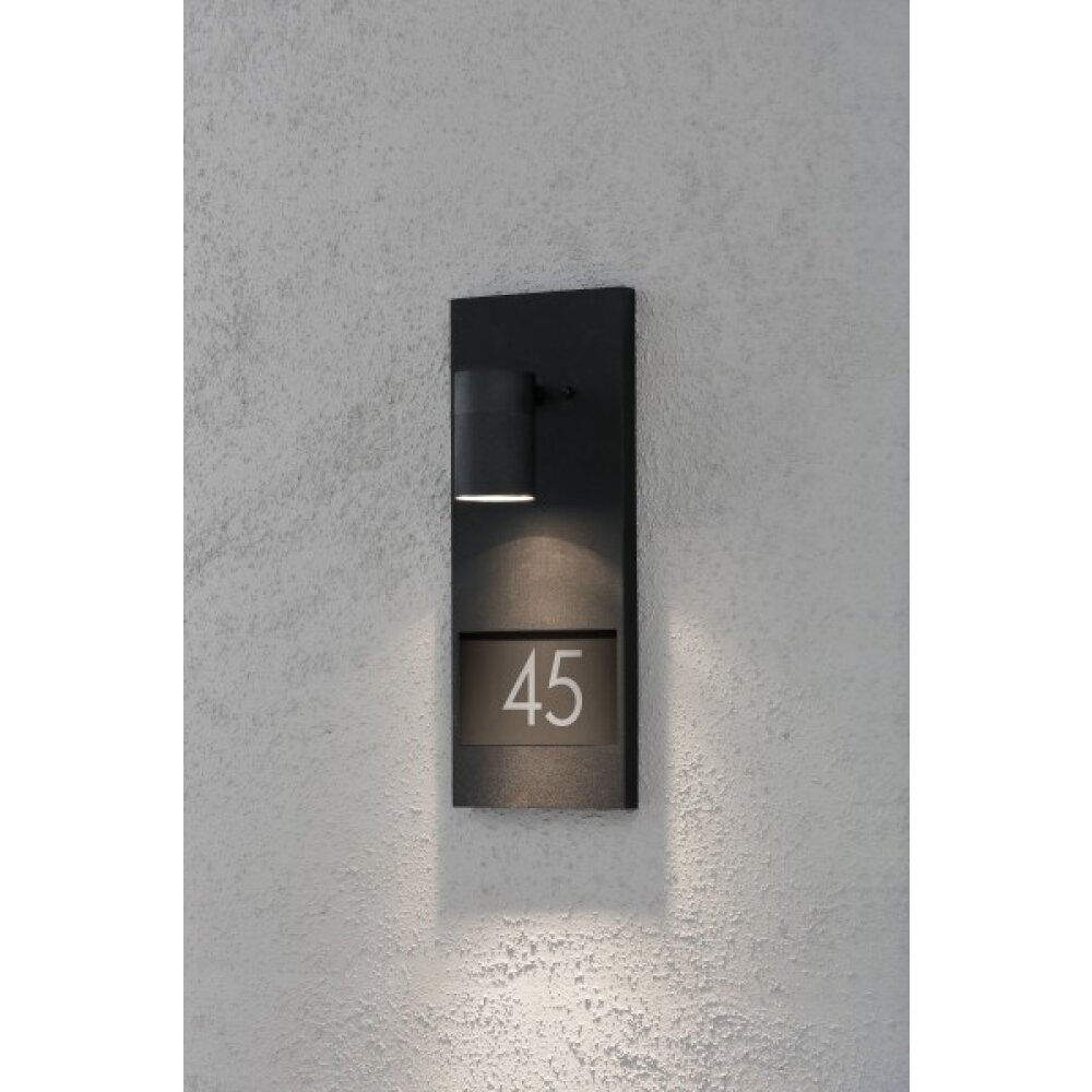 Konstsmide MODENA Muurlamp Zwart, 1-licht main product photo