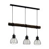 Eglo HORNINGTOPS Hanger Bruin, Zwart, 3-lichts