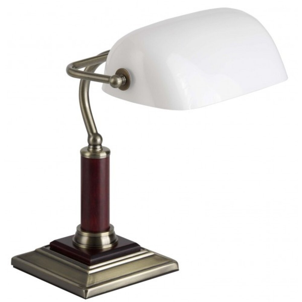 Brilliant Bankir Tafellamp Messing, 1-licht main product photo