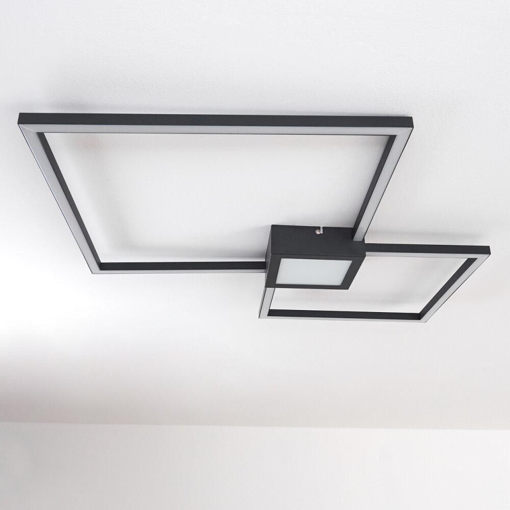 Narpes Plafondlamp LED Antraciet, 1-licht