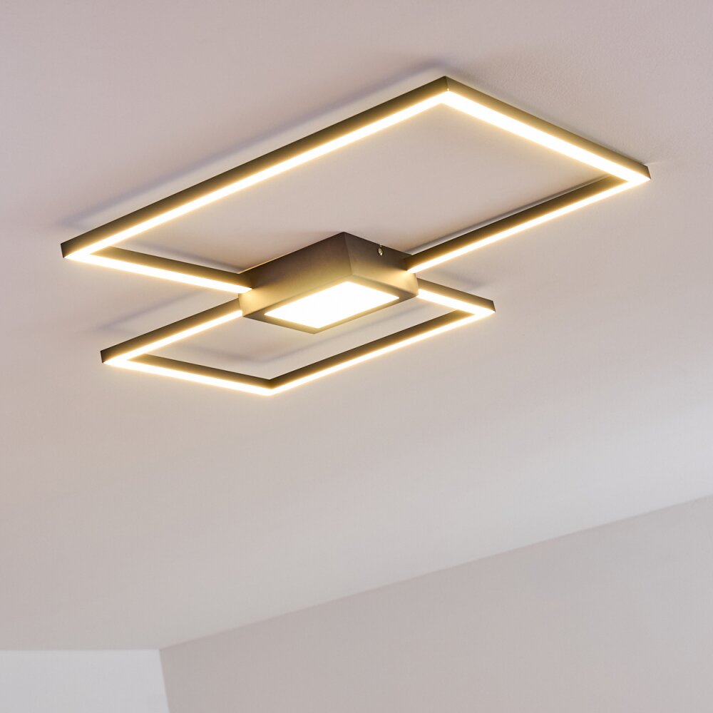 Narpes Plafondlamp LED Antraciet, 1-licht