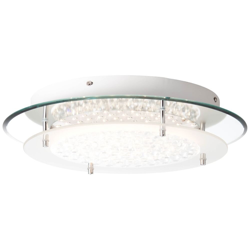 Brilliant Jolene Plafondlamp Chroom, 1-licht, Afstandsbediening main product photo