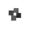 Grossmann CREO Muur en plafond verlichting LED Zwart, 1-licht