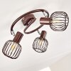 Cancun Plafondlamp Bruin, 3-lichts