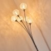 Kitee Staande lamp roestvrij staal, 6-lichts