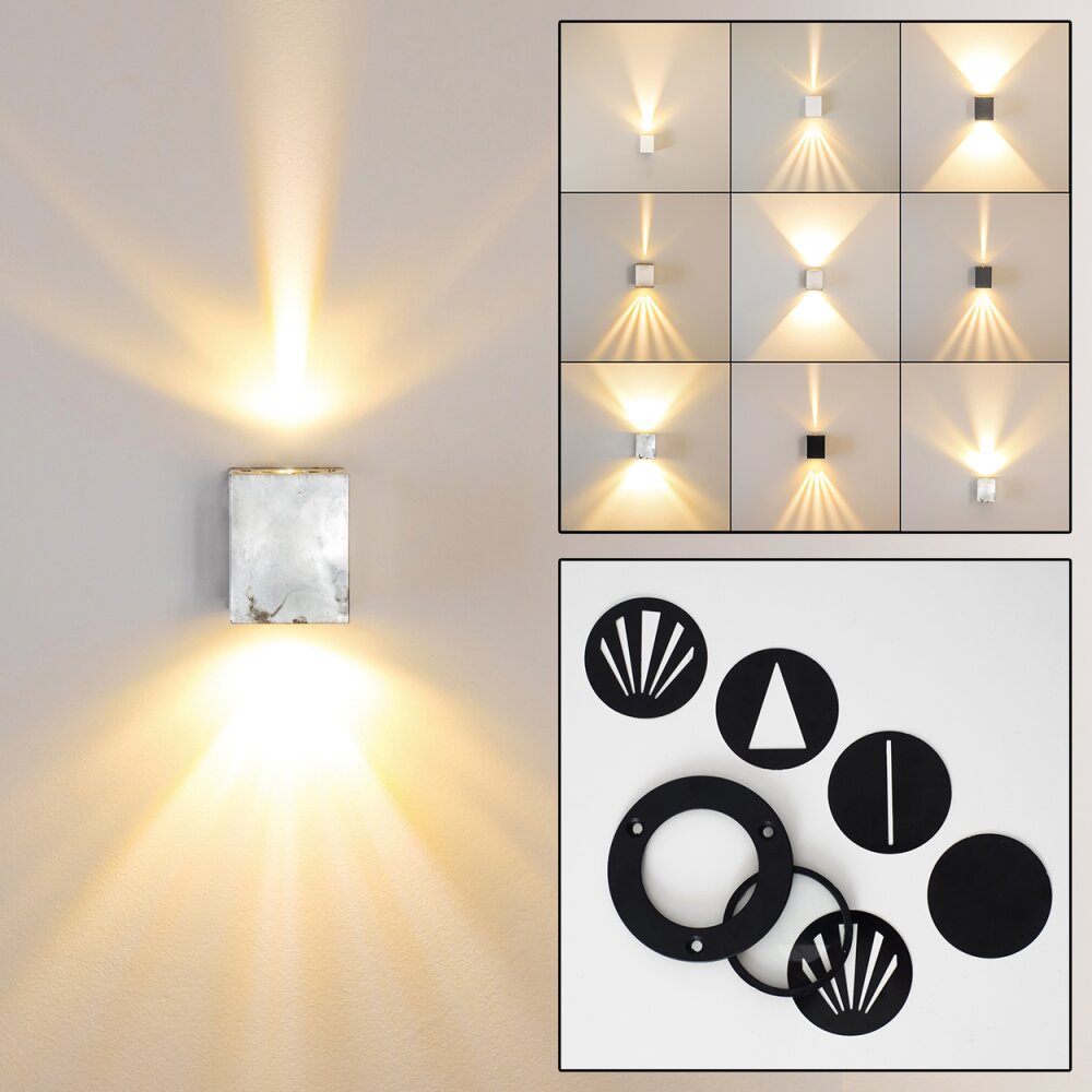Orsa Buiten muurverlichting LED Gegalvaniseerd, 2-lichts main product photo