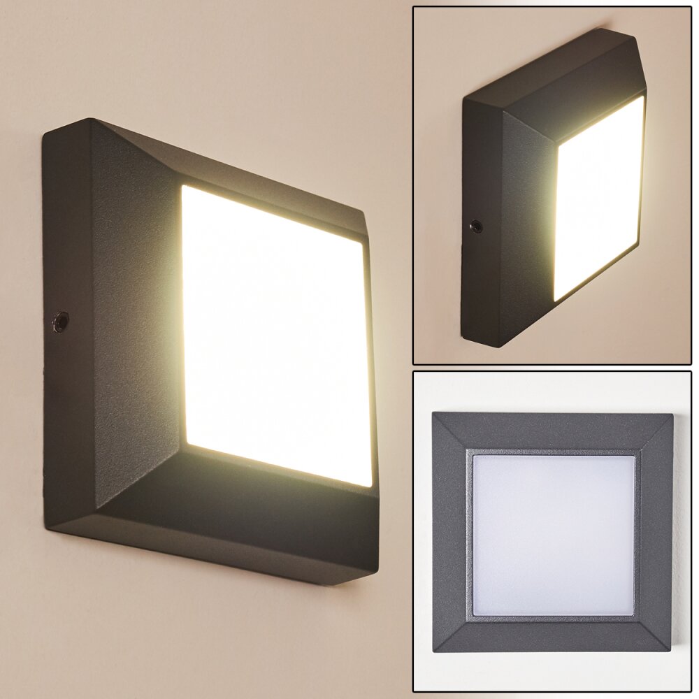 Alkmaar Buiten muurverlichting LED Antraciet, 1-licht main product photo