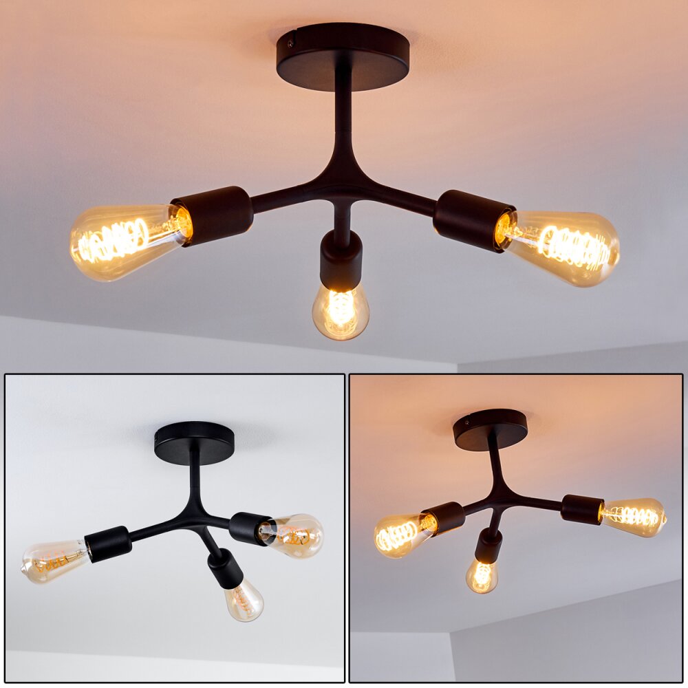 Bottnaryd Plafondlamp Zwart, 3-lichts main product photo