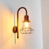 Borkan Buiten muurverlichting Bruin, Goud, 1-licht, Bewegingsmelder