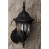 Rabalux Milano Buiten muurverlichting Zwart, Transparant, Helder, 1-licht