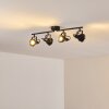 Jonsered Plafondlamp LED Zwart, 4-lichts