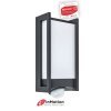 Lutec QUBO Buiten muurverlichting LED Antraciet, 1-licht