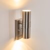 Satava Buiten muurverlichting LED Nikkel mat, 2-lichts