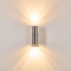 Satava Buiten muurverlichting LED Nikkel mat, 2-lichts