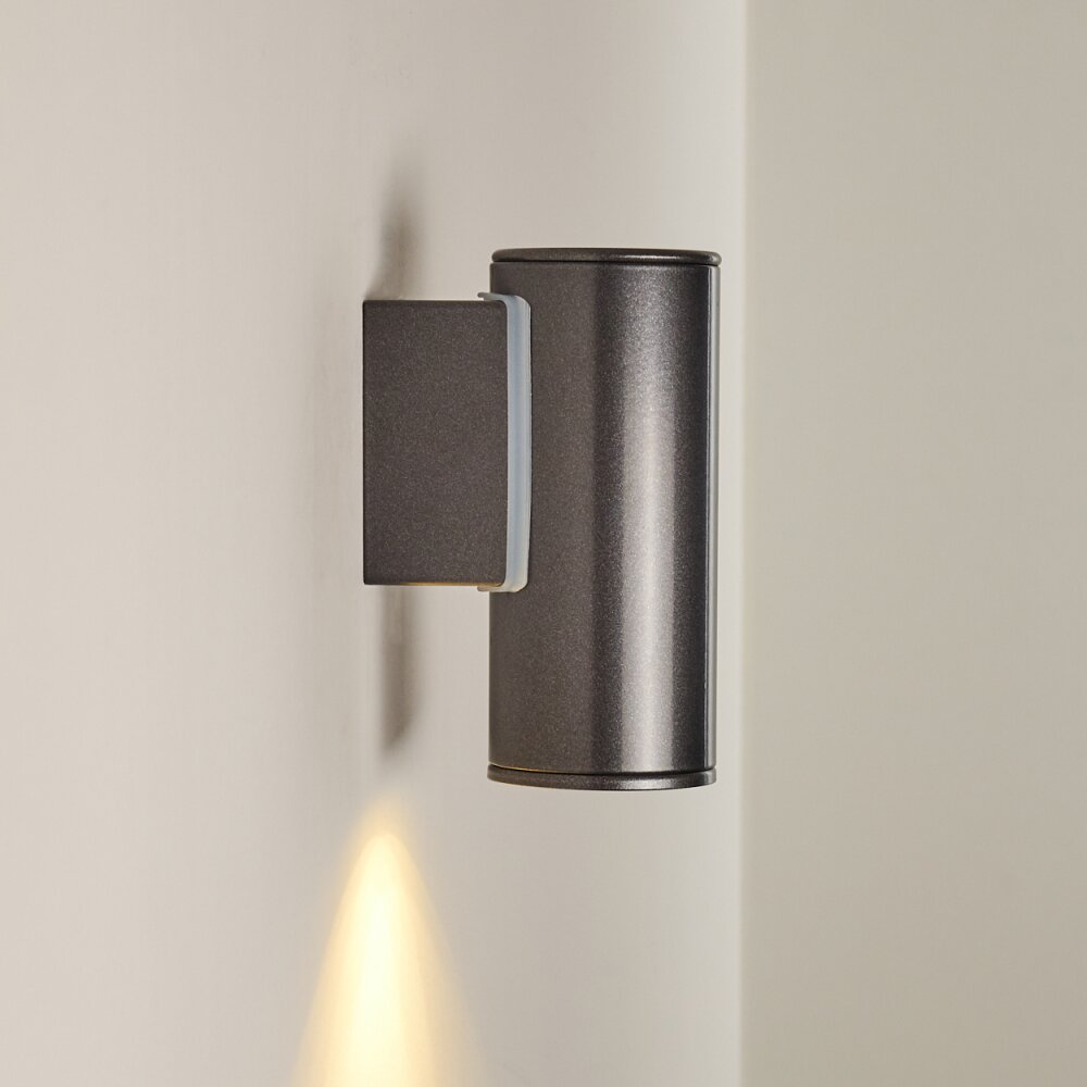 Brachy Buiten muurverlichting LED Zwart, 2-lichts