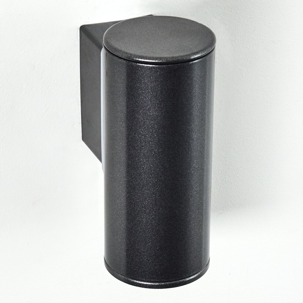 Brachy Buiten muurverlichting LED Zwart, 2-lichts
