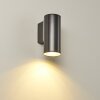 Brachy Buiten muurverlichting LED Zwart, 2-lichts
