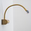 Trio CURTIS Muurlamp LED Oud messing, Messing, 1-licht