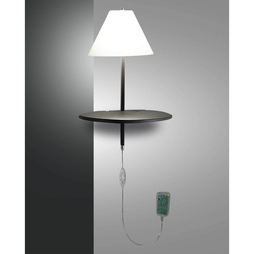 Fabas Luce Goodnight Muurlamp LED Antraciet, 1-licht main product photo