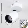 Kullaberg Plafondlamp Wit, 1-licht