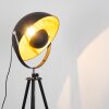 Maloy Staande lamp Chroom, Zwart, 1-licht