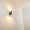 Brachy Buiten muurverlichting roestvrij staal, 2-lichts, Bewegingsmelder